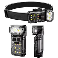 Ліхтар налобний X52, 2LED+6SMD RGB, Ліхтар на голову для бігу, Ліхтар на голову для риболовлі