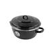 Кастрюля-жаровня с крышкой VITRINOR Dutch Oven 2111692 26 см 5 л черная