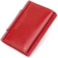 Шкіряна візитниця GRANDE PELLE 11412 Червоний