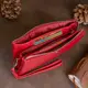 Вместительный клатч из двух частей женский ST Leather 19251 Красный