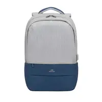 Рюкзак городской Rivacase 7567 Grey/Dark Blue 30.5х48х15 см серый с темно-синим