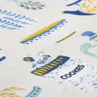 Тканина декоративна Чаювання з водовідштовхувальним просоченням V-03 синя