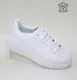 Белые женские кроссовки из натуральной кожи.