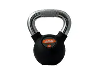 Гиря LiveUp RUBBER KETTEL DUMBELL черный 6кг
