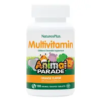 Витамины и минералы Natures Plus Animal Parade Children’s Multivitamin, 180 жевательных таблеток Апельсин