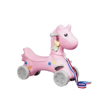 Качалка каталка детская XoKo Единорог Play Pen Pink RHO2-PN розовая