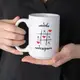 Кружка "Любовь побеждает", Белый, русский, Деревянная подарочная коробка с гравировкой, 425 мл