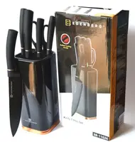 Набор кухонных ножей Edenberg EB-11026-Black 7 предметов черный