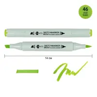 Маркер спиртовой Santi Brush SA-46 390965 ярко-зеленый