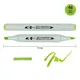 Маркер спиртовой Santi Brush SA-46 390965 ярко-зеленый