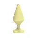 Анальный плаг Large Luv Heart Plug Yellow