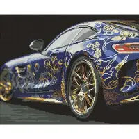 Алмазная мозаика "Изысканная машина" 40х50 см