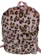 Пушистый рюкзак My Fluffy Backpack персиковый леопард