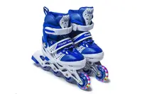 Роликовые коньки Superpower. Размер 29-33, 18-20,5 см. PVC колеса. Blue (1411945939)