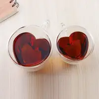 Чашка с двойными стенками Сердце 240 ml