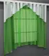 Кухонная занавесь (270х170см.), на карниз 1,5-2м. Цвет зеленый с белым. Код 00к 59-951