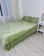 Постельное белье плюшевое семейное Dushka Home 20734 160х215х2 см фисташковое