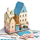 Деревянные 3D  пазлы . Трехмерный конструктор-головоломка  21 см * 16 см * 23 см. Деревянный конструктор