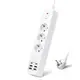 Сетевой фильтр BKL-03 4 USB + 2 Type-C,100-250V, 10А,3 розетки, белый