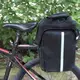Велосипедная сумка на багажник с дождевиком  Korbi  30L черная