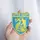 Шеврон на липучке Борітеся - Поборете! 8х10 см голубой вышитый патч нашивка