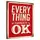 Картина на холсте Every things is going to be ok 40x50 см (H4050_DVD003)