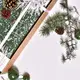 Скатерть Новогодняя 170х260 см с водоотталкивающей пропиткой хвоя зеленая