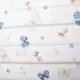 Ткань бязь ранфорс для постельного белья, хлопок, 130 гр/м2, 240 см 12.28892/6 Бабочки Petrol