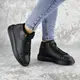 Кеды женские зимние Fashion Rover 2235 40 размер 25 см Черный