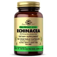 Натуральная добавка Solgar Full Potency Herbs Echinacea, 100 вегакапсул