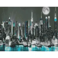 Алмазная мозаика Strateg ПРЕМИУМ New York City размером 30х40 см HX453