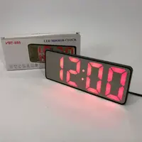 Електронний настільний LED годинник від USB VST-898-1 з будильником і термометром, Настільний LED Лід годинник