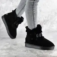 Угги женские Fashion Amotyoshy 2332 37 размер 24 см Черный