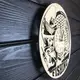 Необычные настенные часы из дерева «Рыбалка»