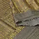 Ткань трикотаж Космо металлик серо / золото