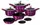 Набор посуды 10 предметов MetalliС Line Royal Purple Edition Berlinger Haus BH-1661-N