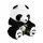 Мягкая игрушка Панда, высота 50 см. Black and white (147349)