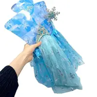 Карнавальный набор Снежная Королева голубой
