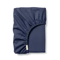 Простыня сатин на резинке для коляски и люльки 40x80 INDIGO