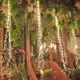 Гирлянда светодиодная от сети с зеленым проводом Хвост Y20-37WW 19610 2 м 200 LED теплый желтый