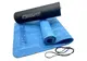 Коврик для йоги и фитнеса EasyFit PER Premium Mat 8 мм синий + Чехол