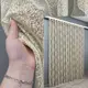 Тюль жаккард. Цвет бежевый. Код 1999т