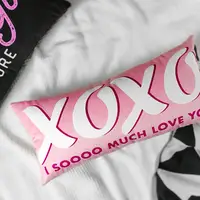Подушка для дивана бархатная Хохо i soooo much love you 50x24 см (52BP_21L010)