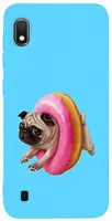 Чехол-накладка TOTO Matt TPU 2mm Print Case Samsung Galaxy A10 #34 Dog Donat Sky Blue