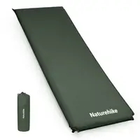 Матрац ортопедичний самонадувний одномісний Naturehike CNK2450WS020, 200х63х10 см, темно-зелений