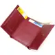 Миниатюрный женский кошелек из натуральной кожи ST Leather 23082 Бордовый