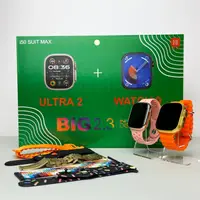 Комплект i50 - Watch Ultra 2 / Smart Watch 9 / 7 ремешков / 2 защитных чехла (Оранжевый)