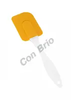 Силиконовая лопатка оранжевая Сon Brio СВ-652