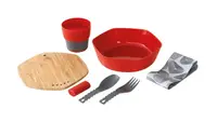 Набор туристической посуды Robens Leaf Meal Kit Fire Red 690276