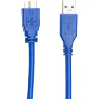 Кабель PowerPlant USB 3.0 AM – Micro, 0.5м